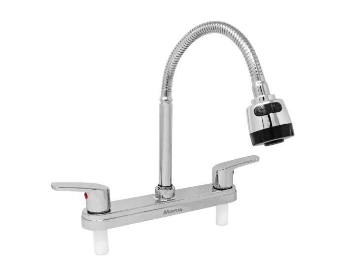 Mezcladora 8" para fregadero cuello flexible 16038 Maxflu