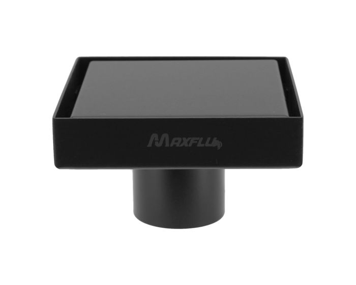 Resumidero cuadrado reversible negro 16093 Maxflu
