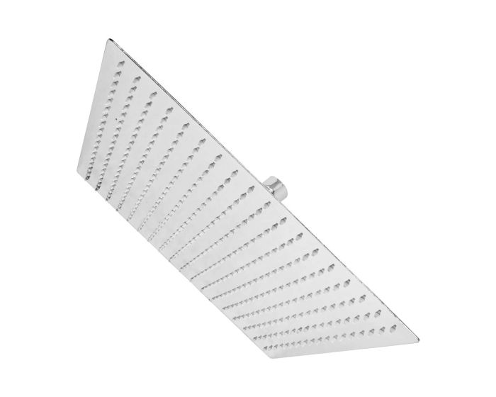 Regadera cuadrada extraplana 16" cromo 16134 Maxflu