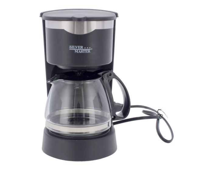 Cafetera semiautomática 650 ml 6 tazas 17000 Silver master