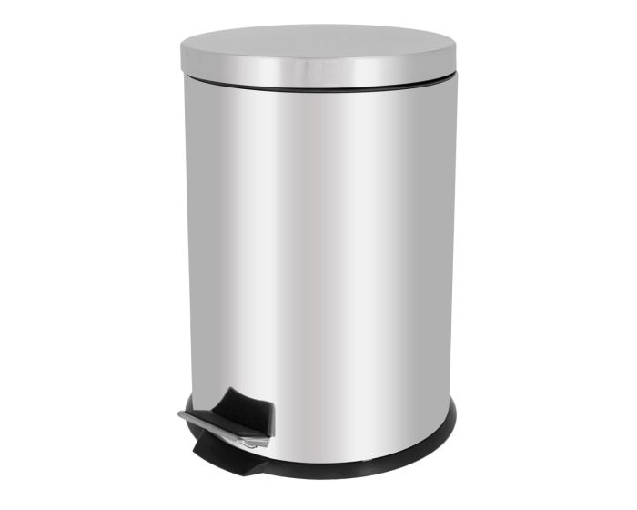Contenedor para basura de 20 litros 17232 Silver Master