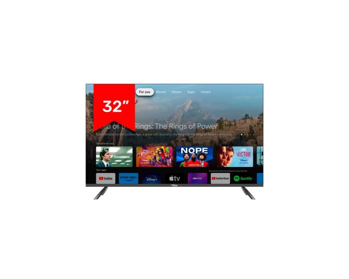 Pantalla QLED Smart TV 32" 17300 Silver Master