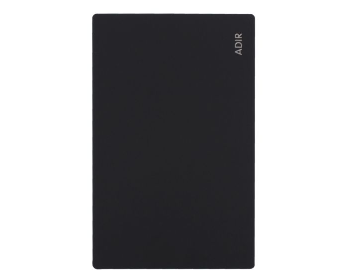 Placa ciega negro mate Línea Cantabria Flat 18022 Adir