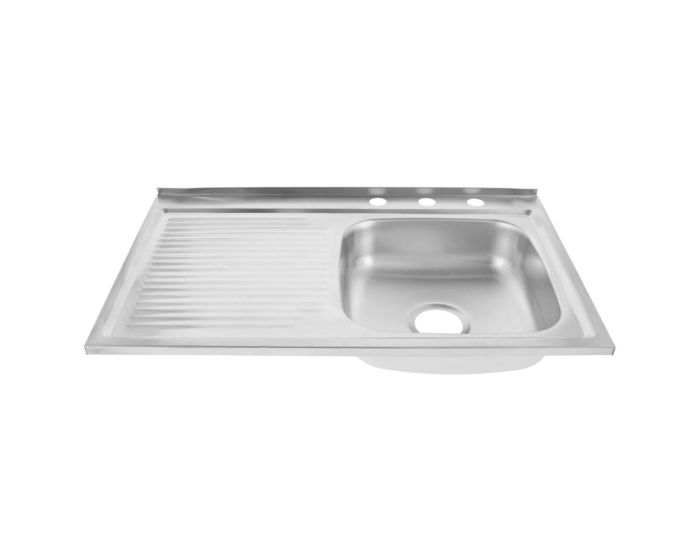 Tarja de sobreponer 80 x 50 cm escurridor izquierdo 2100 Maxflu