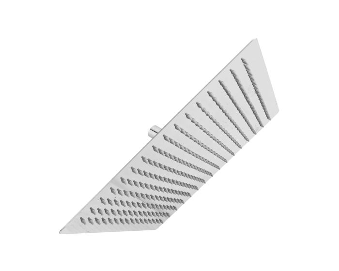 Regadera metálica cuadrada 12" cromo 2379 Maxflu