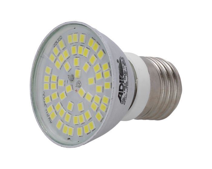 Lámpara 60 LEDs de cristal templado E27 7 W luz blanca 2430 Adir