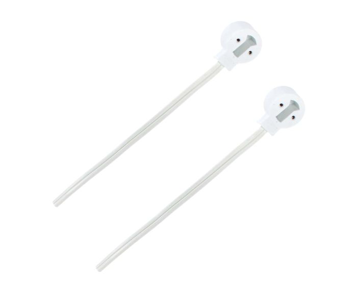 Juego de 2 bases para tubo de LED Tipo chupón 2484 Adir