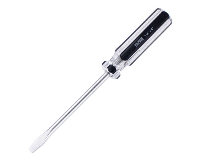 Desarmador plano 1/4" x 4" 3201 Tulplus