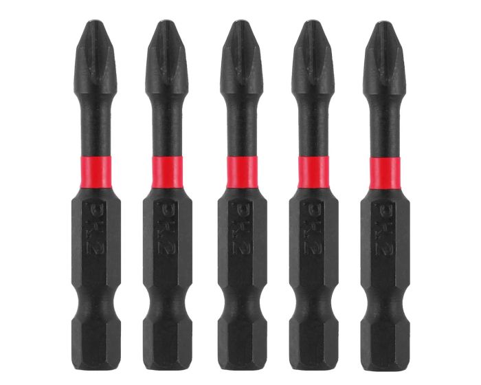 Juego de 5 puntas de impacto Phillips de 2" 3609 Tulplus