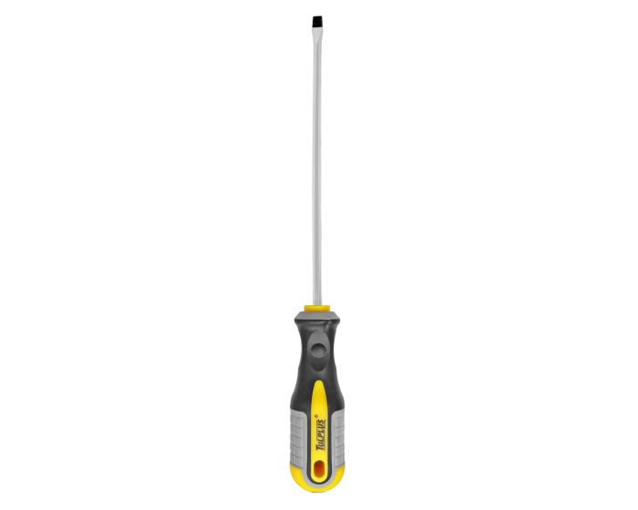 Desarmador punta plana con mango confort grip 1/4" x 8" 3706 Tulplus 