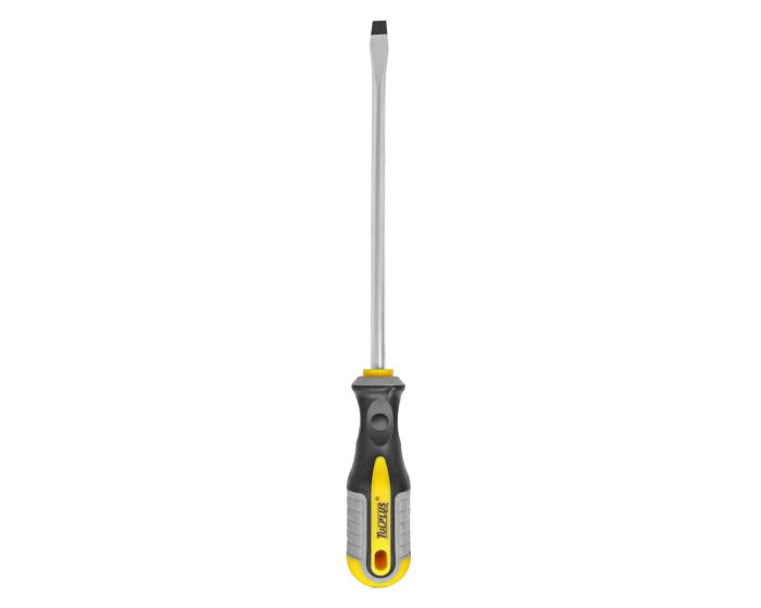 Desarmador punta plana con mango confort grip 3/8" x 8" 3708 Tulplus 