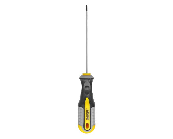 Desarmador punta Phillips con mango confort grip 1/8" x 4" 3709 Tulplus