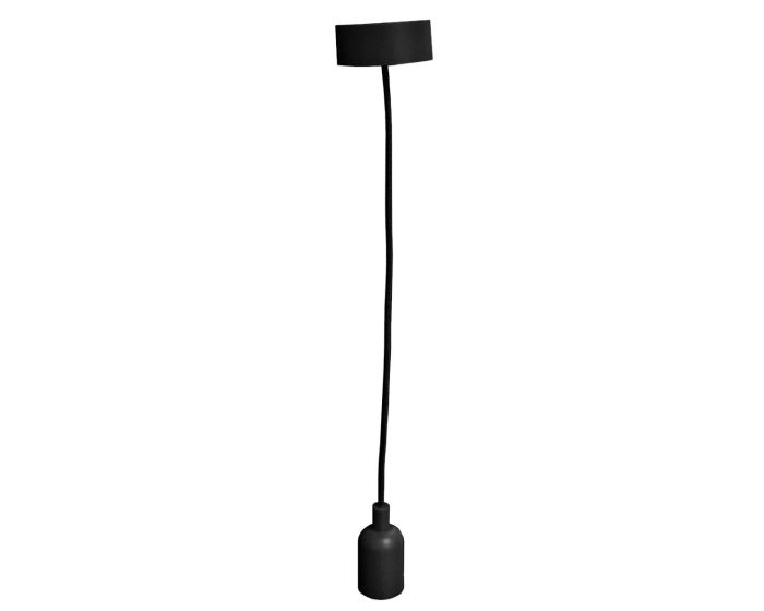 Luminario colgante tipo socket Negro 4226 Adir