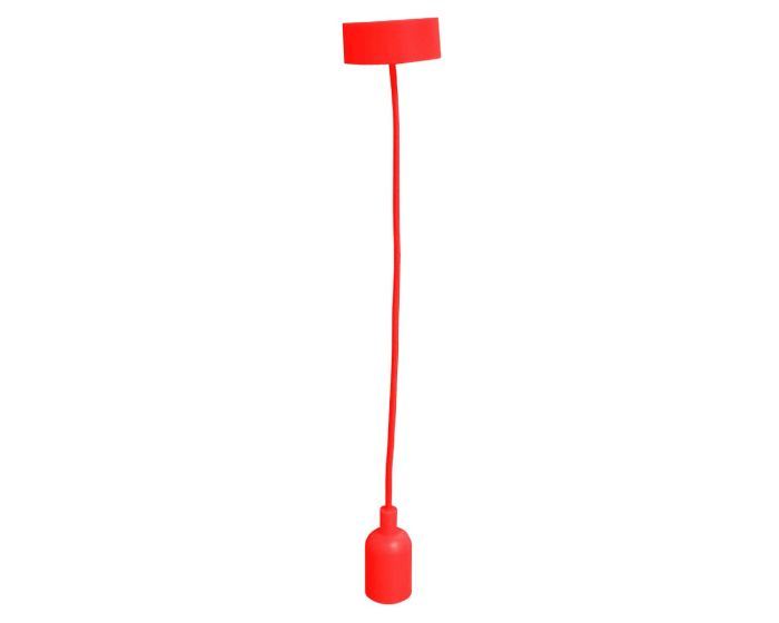 Luminario colgante tipo socket Rojo 4227 Adir