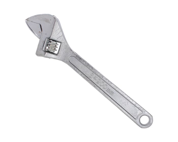 Llave ajustable cromada (perico) 8" 470 Adir