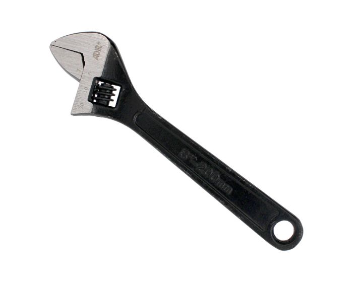 Llave ajustable pavonada (perico) 8" 473 Adir