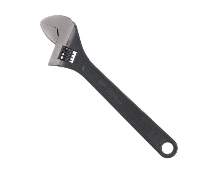 Llave ajustable pavonada (perico) 10" 474 Adir