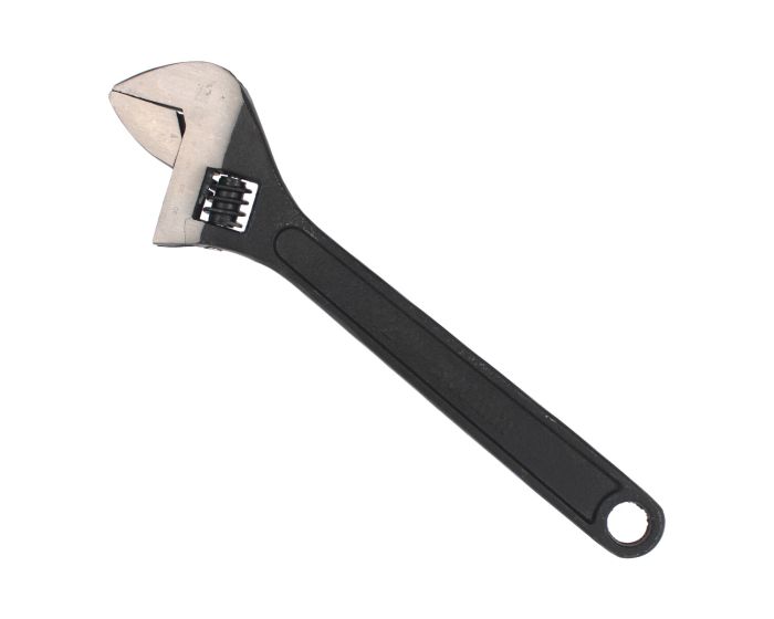 Llave ajustable pavonada (perico) 12" 475 Adir