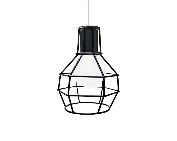 Luminario decorativo Negro mate Manpur 5153 Adir