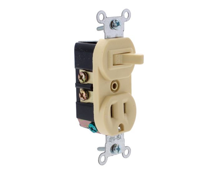Interruptor eléctrico con receptáculo 5555 Adir