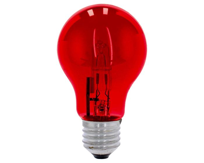Lámpara de Halógeno A-60 40 W Rojo 5580 Adir