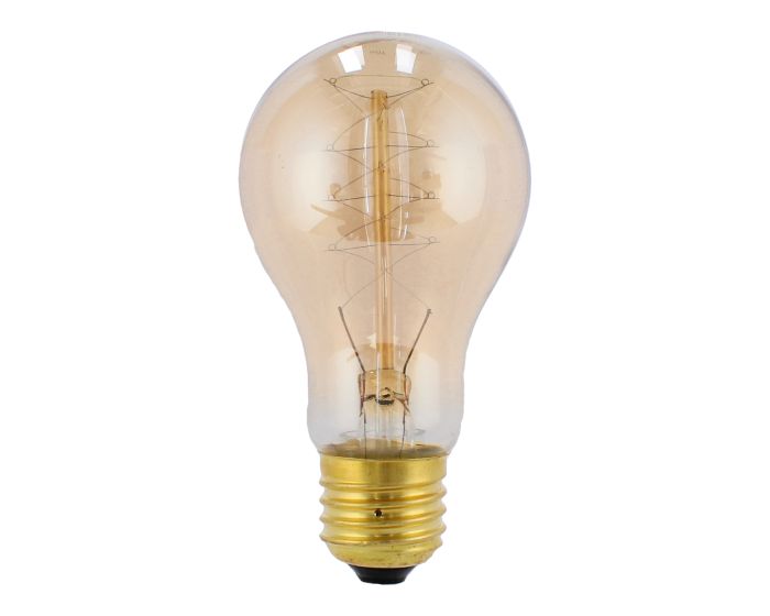 Lámpara de filamento de carbón espiral A60 40 W Vintage 5763 Adir