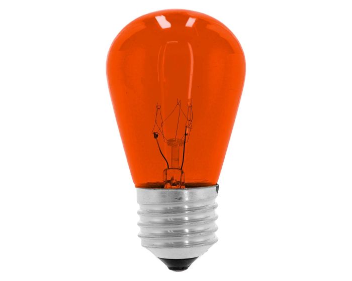 Lámpara incandescente S-14 11 W Ambar 6005 Adir