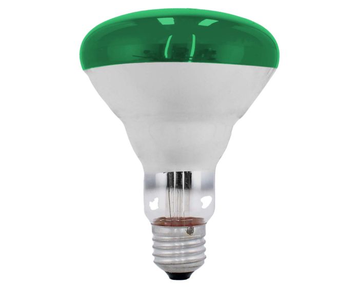 Lámpara incandescente tipo reflector BR30 75 W Verde 6008 Adir