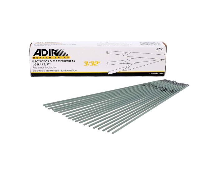 Electrodos E6013 estructuras ligeras 3/32" 6733 Adir