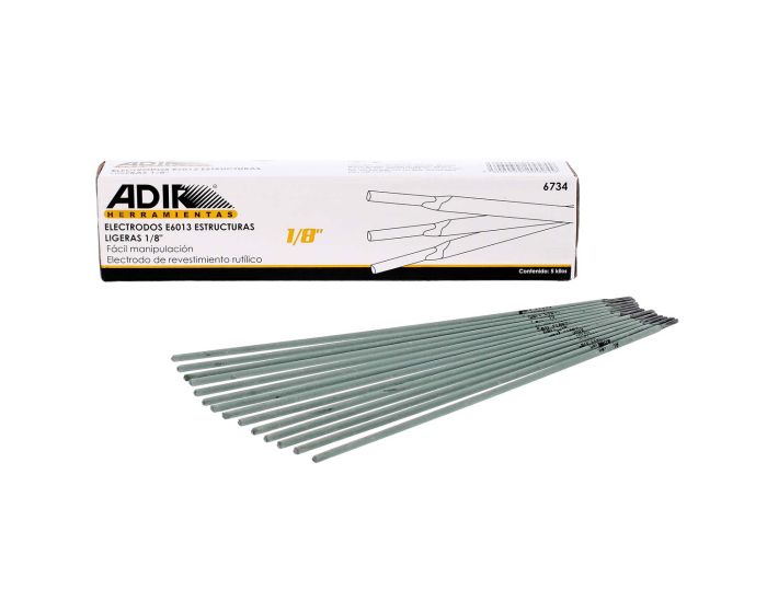 Electrodos E6013 estructuras ligeras 1/8" 6734 Adir