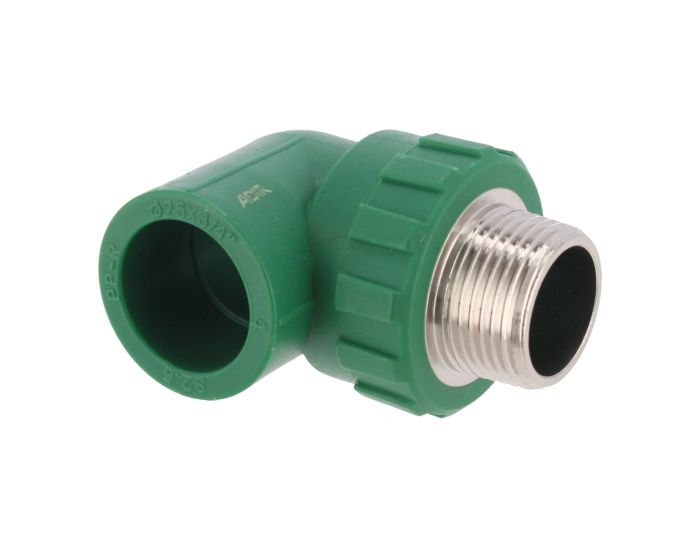Codo PPR de 90° rosca Macho 25 mm x 3/4" 7135 Maxflu
