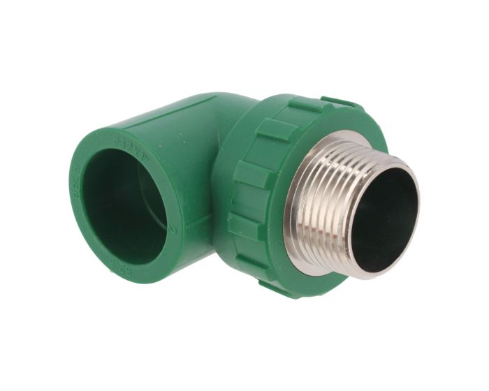 Codo PPR de 90° rosca Macho 32 mm x 1" 7136 Maxflu