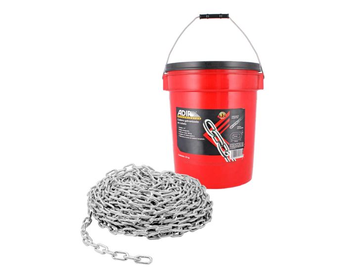 Cadena galvanizada en cubeta 3/8" 7234 Adir