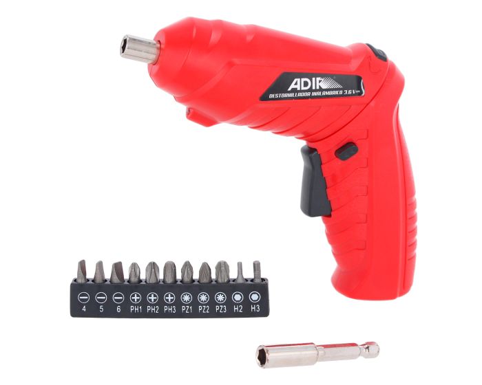Atornillador inalámbrico 3.6 V con accesorios 820 Adir
