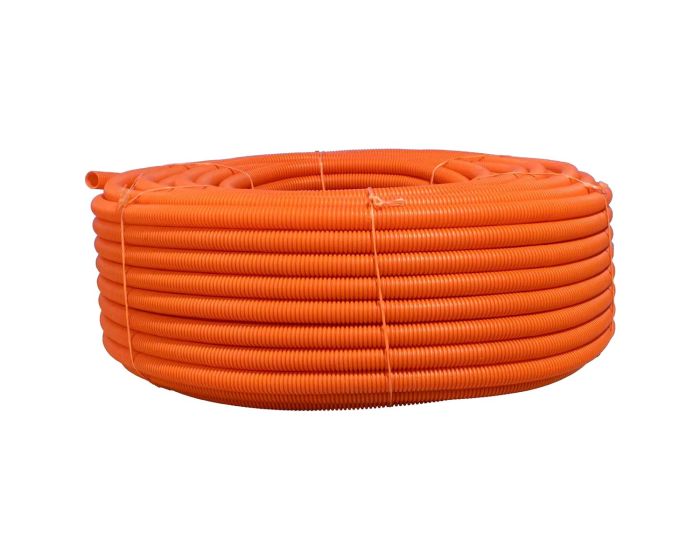 Manguera corrugada flexible naranja 1/2" x 100 metros 8667 Mavrik