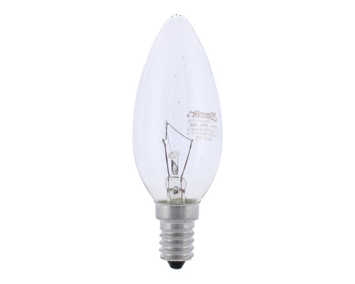 Lámpara incandescente tipo vela 40 W luz cálida 8916 Mavrik