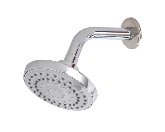 Regadera cabeza redonda 7.8" con 5 cambios de rocío 9213 Adir