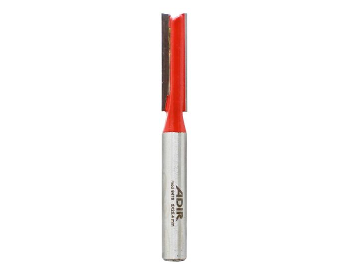 Broca para router recta doble filo 1/4" x 25.4 mm 9478 Adir