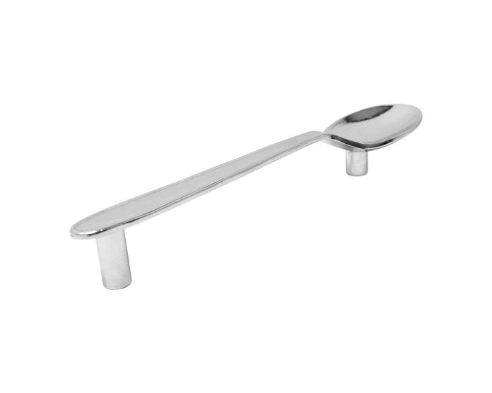 Jaladera cuchara níquel brillante 96 mm HE-778 Arte Fino