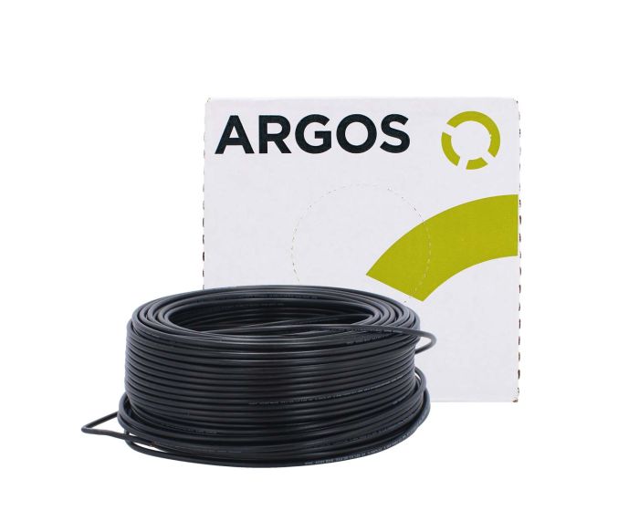Cable de cobre tipo THW-2-LS/THHW-LS calibre 10 negro con 100 metros 1100100 ARGOS