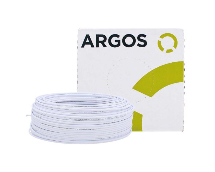 Cable de cobre tipo THW-2-LS/THHW-LS calibre 12 blanco con 100 metros 1100124 ARGOS