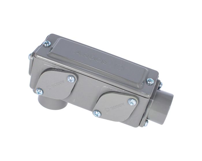 Condulet multiforma no metálico sin cuerda 3/4" - 1/2" CDTL013G Argos