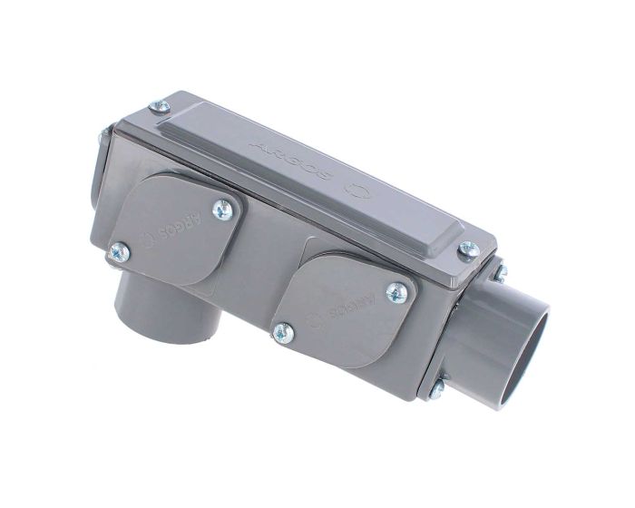 Condulet multiforma no metálico sin cuerda 1 gris CDTL025G ARGOS