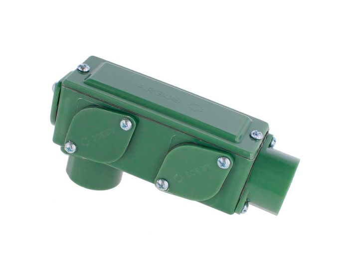 Condulet multiforma no metálico sin cuerda 1 verde CDTL025V ARGOS
