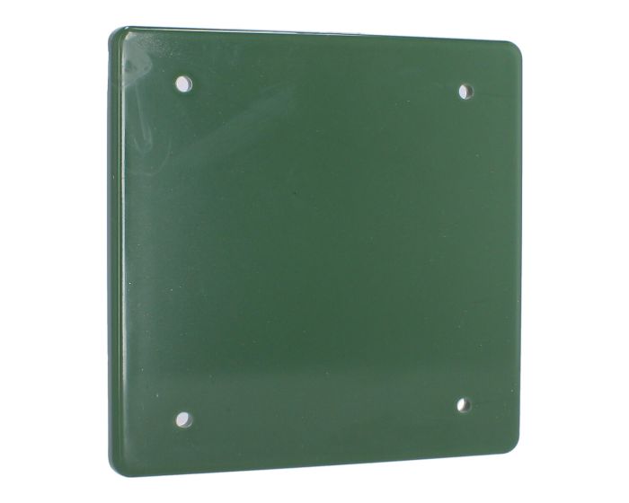 Tapa no metálica pesada cuadrada ciega verde TPRC019V ARGOS