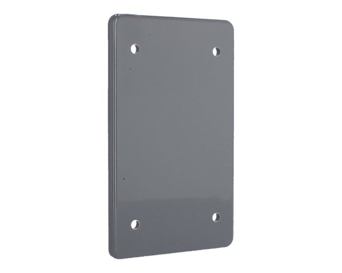 Tapa no metálica pesada rectangular ciega gris TPRC013G ARGOS