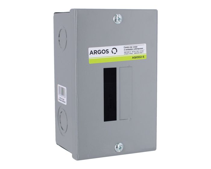 Centro de carga 2 unidades sobreponer AQOD2-S ARGOS