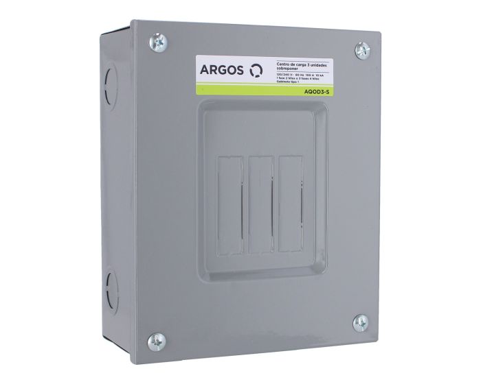Centro de carga 3 unidades sobreponer AQOD3-S ARGOS
