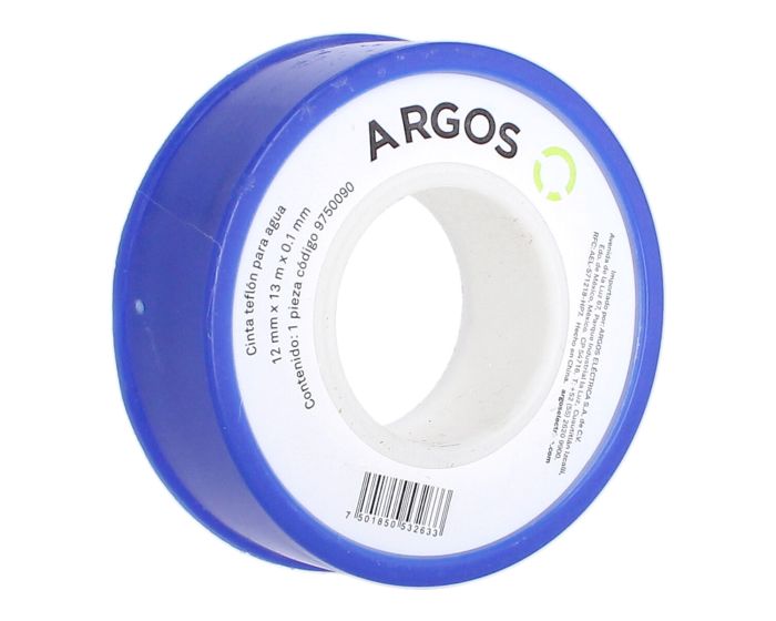 Cinta teflón para agua 12 mm x 13 metros 9750090 Argos