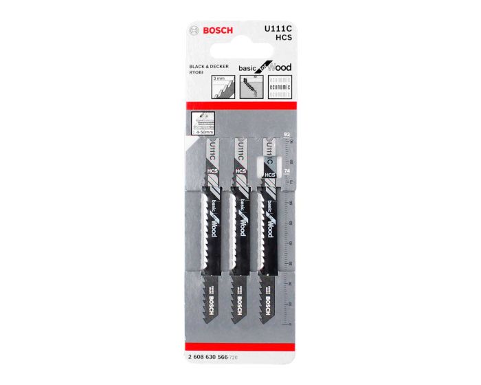 Seguetas para madera U111C Bosch